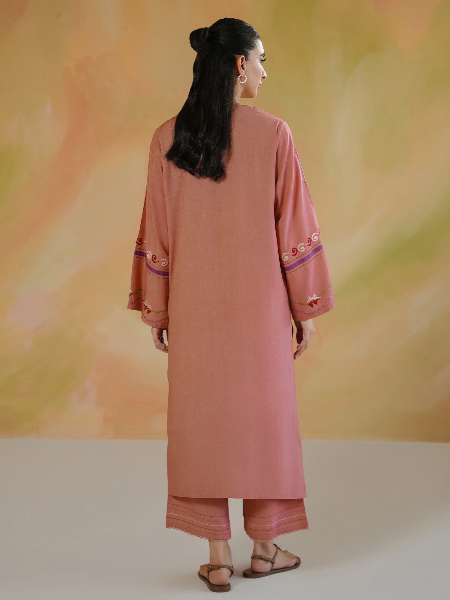 2-Piece Embroidered Set