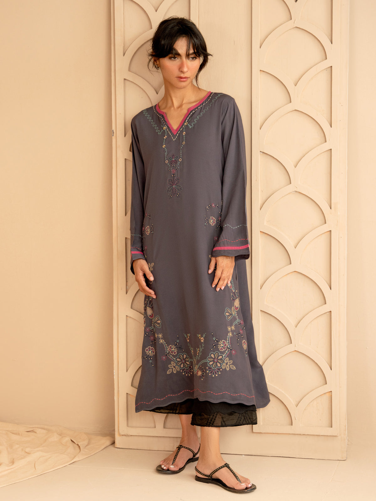 Embroidered Kurta