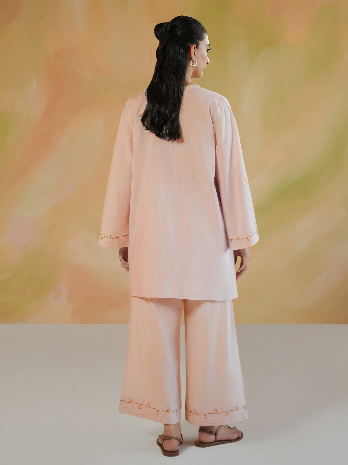 2-Piece Embroidered Set