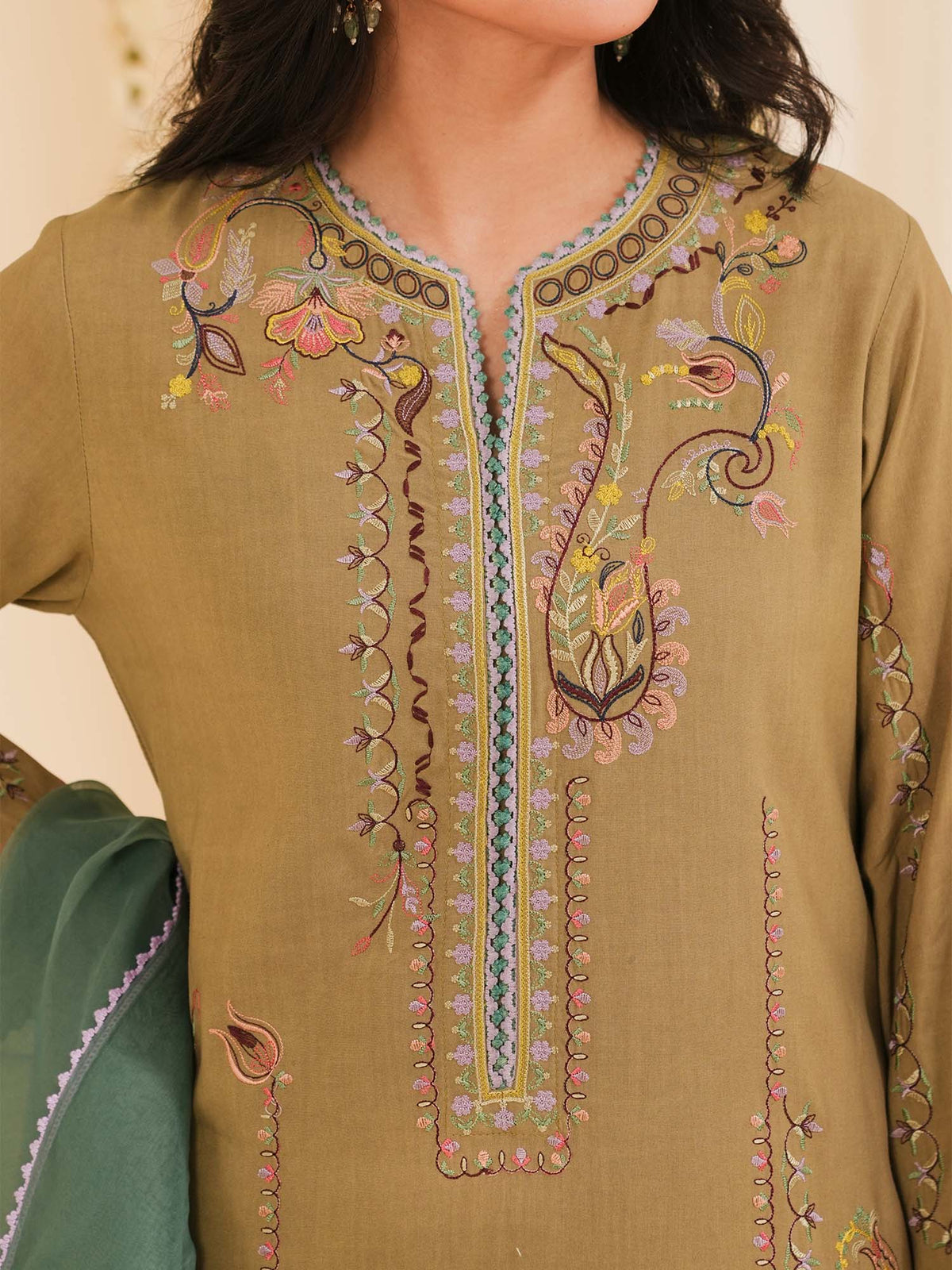 3-Piece Embroidered Set