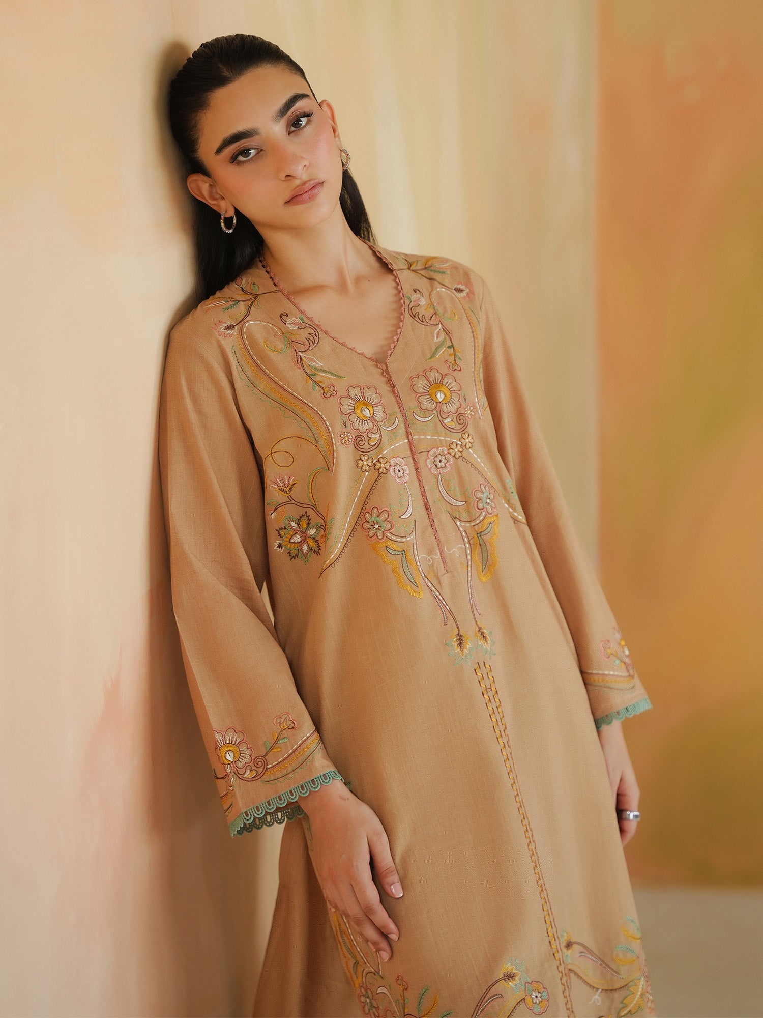 2-Piece Embroidered Set