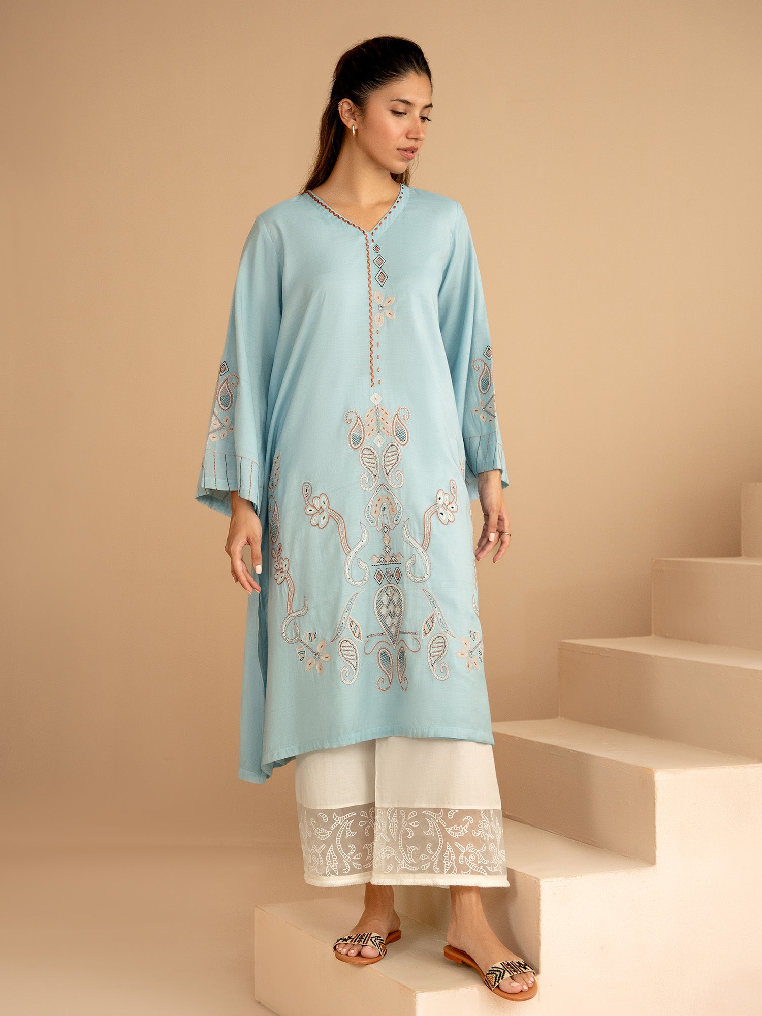 Embroidered Kurta