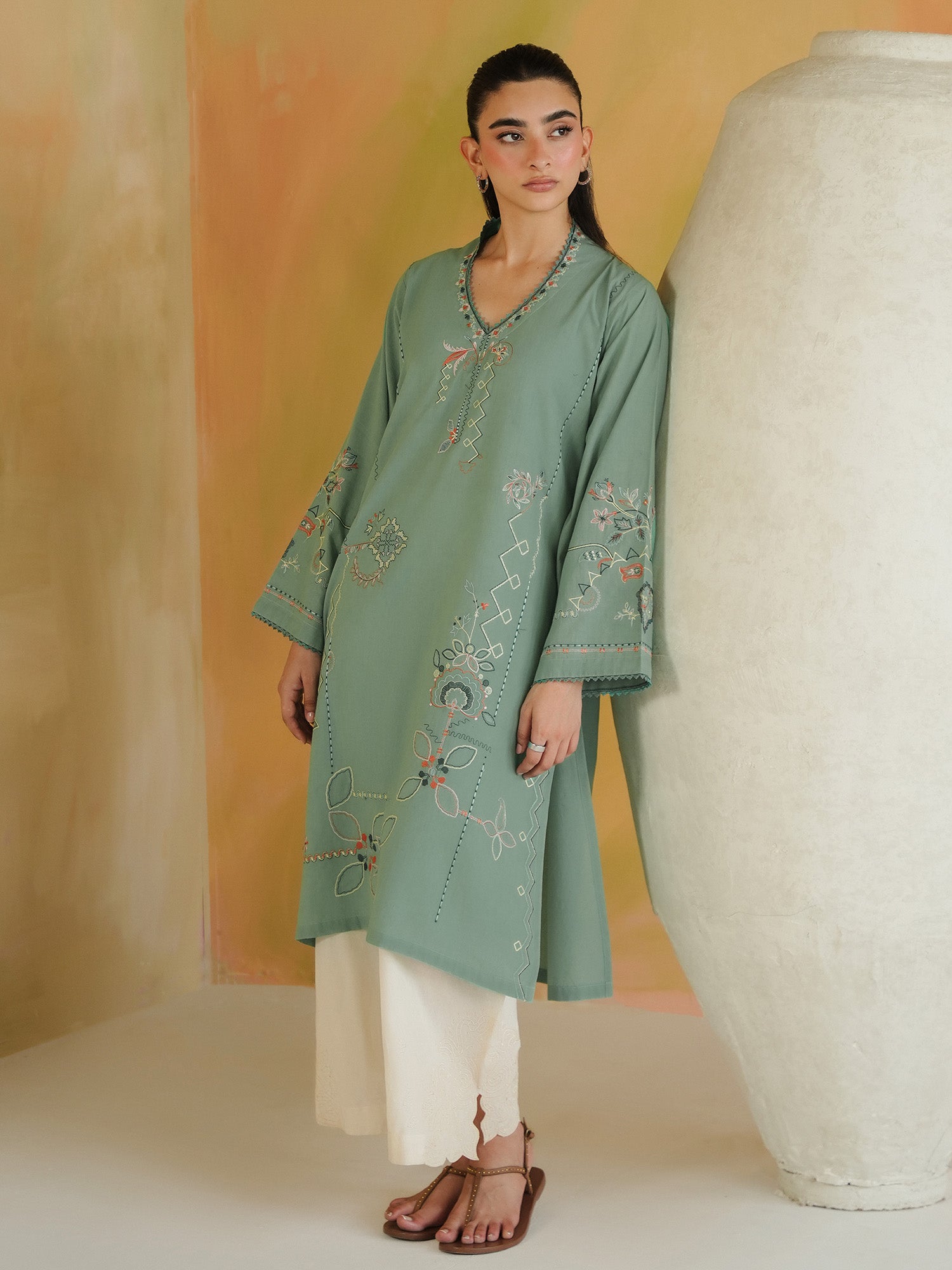 Embroidered Kurta