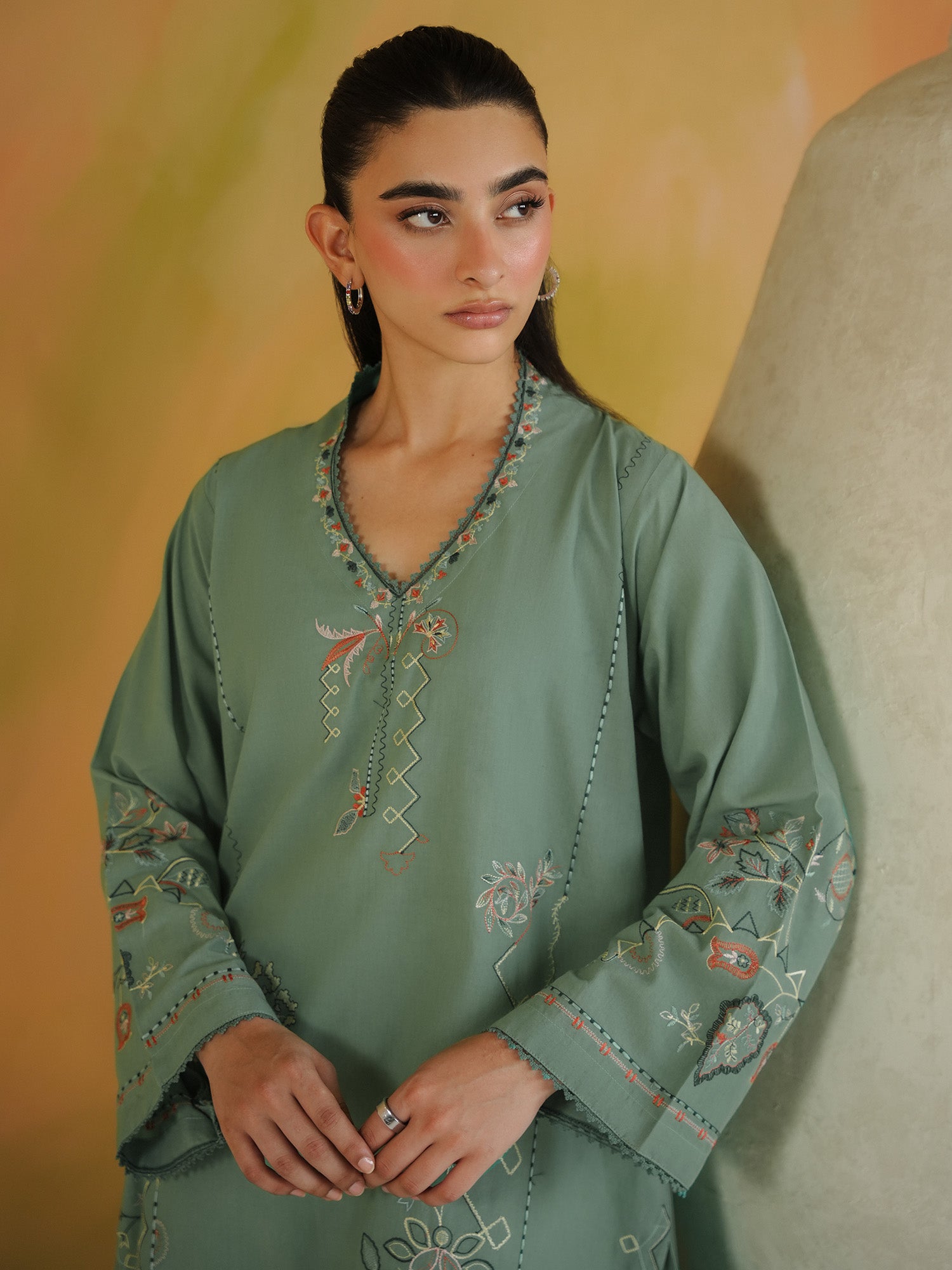 Embroidered Kurta