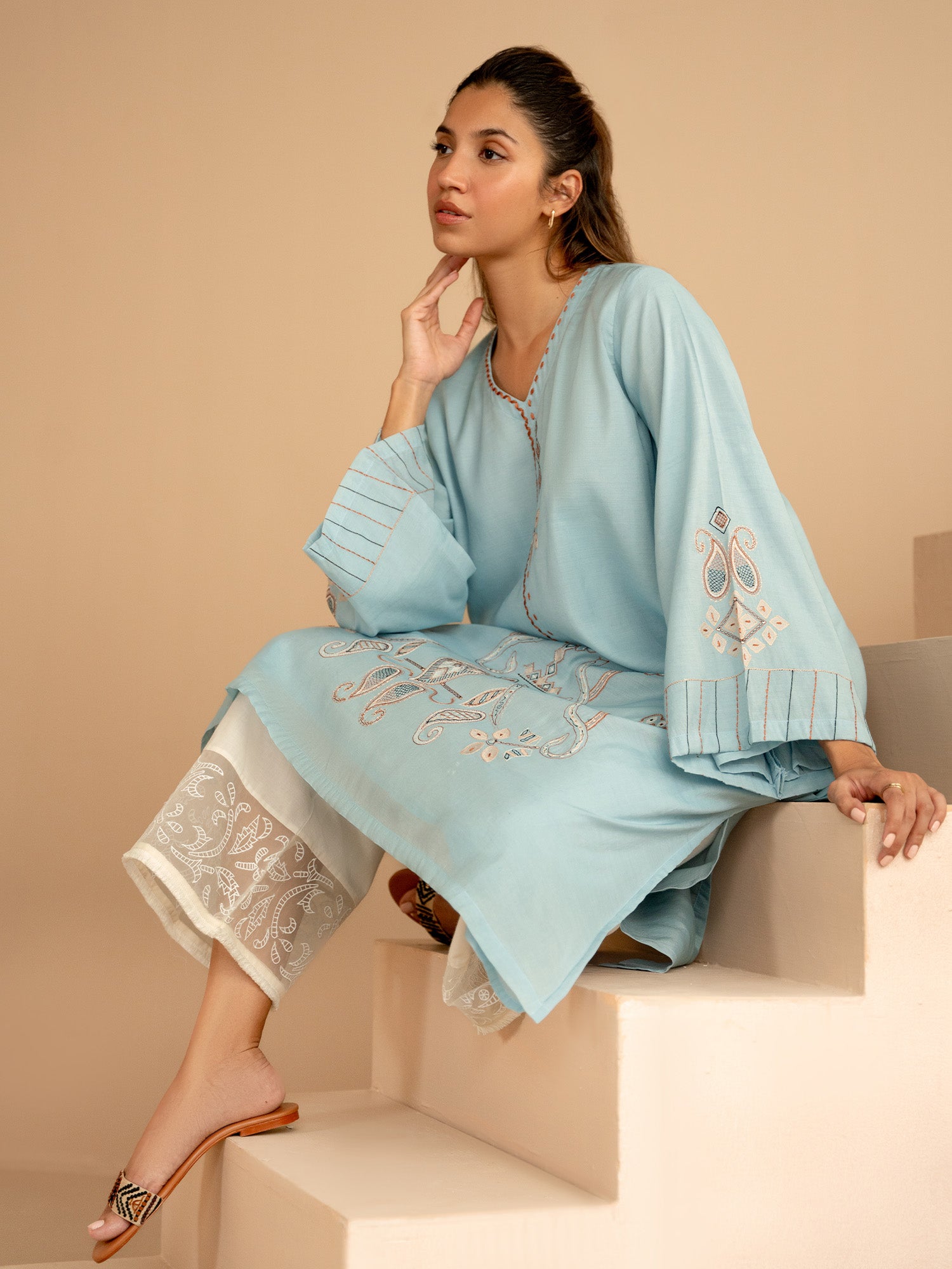 Embroidered Kurta