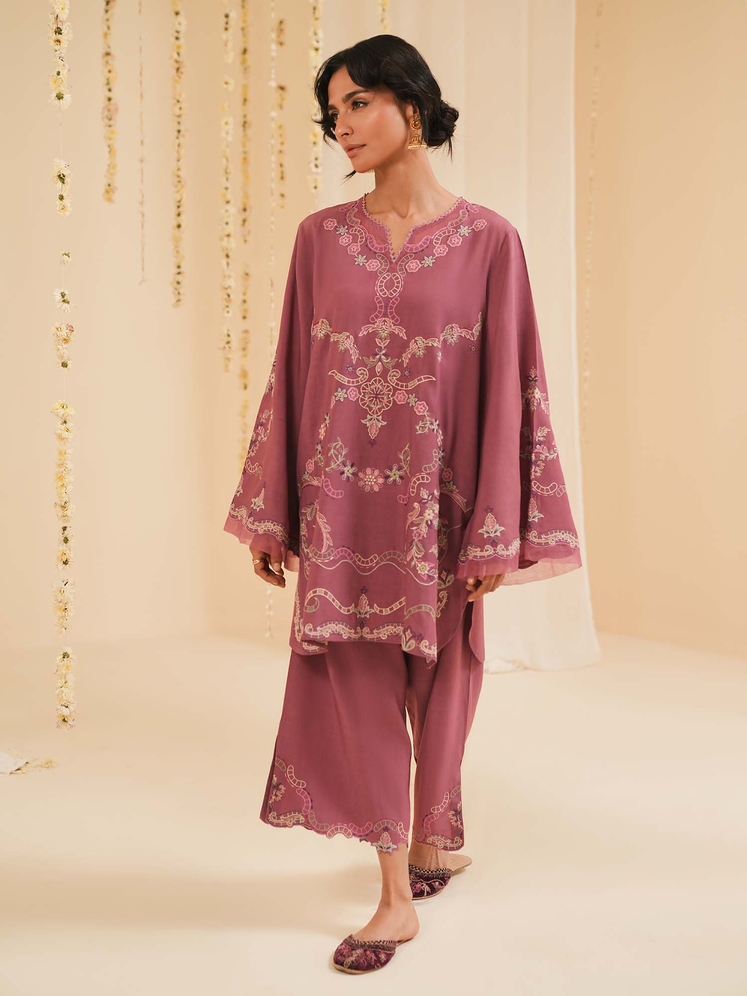 2-Piece Embroidered Set