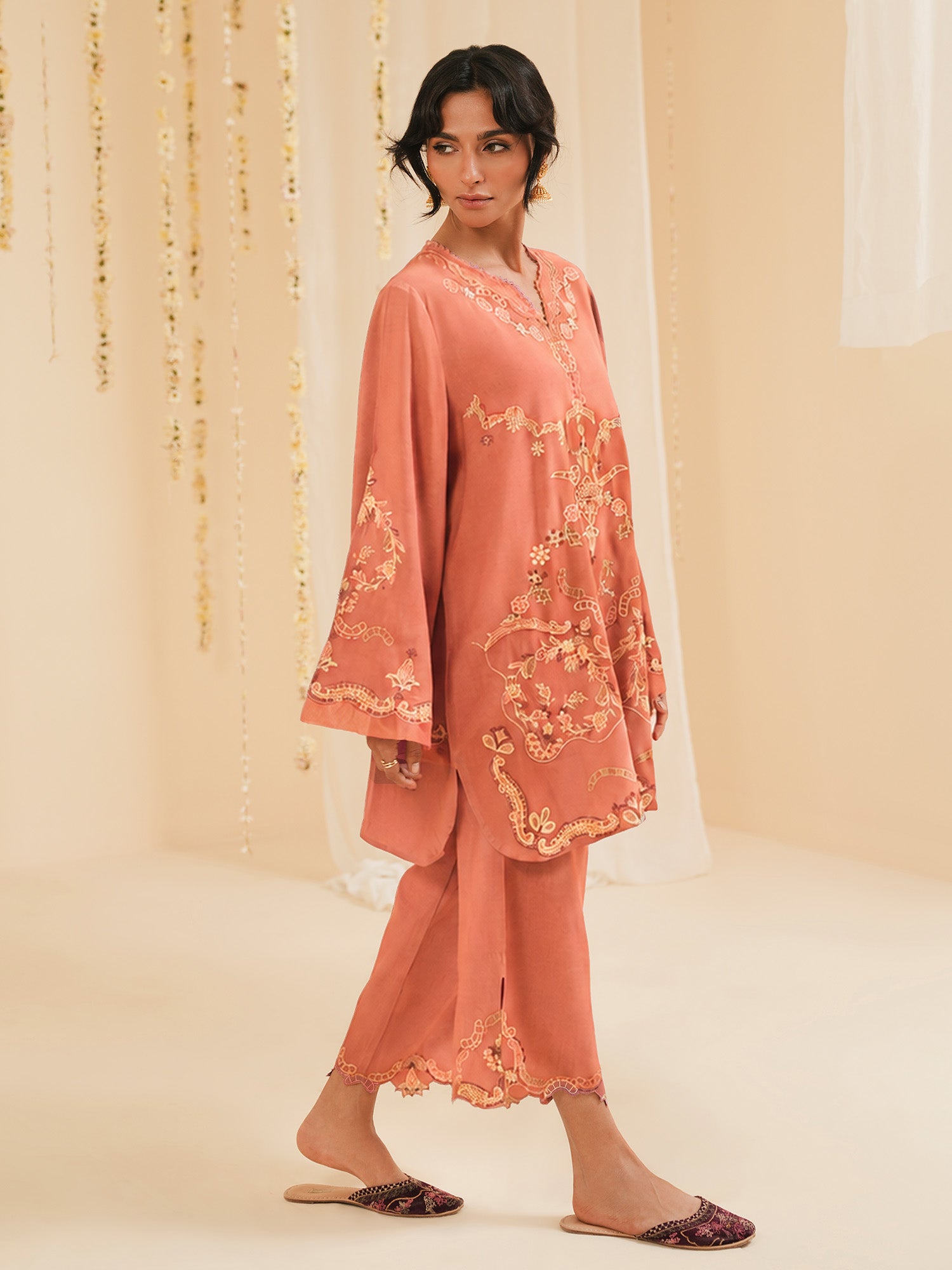 2-Piece Embroidered Set