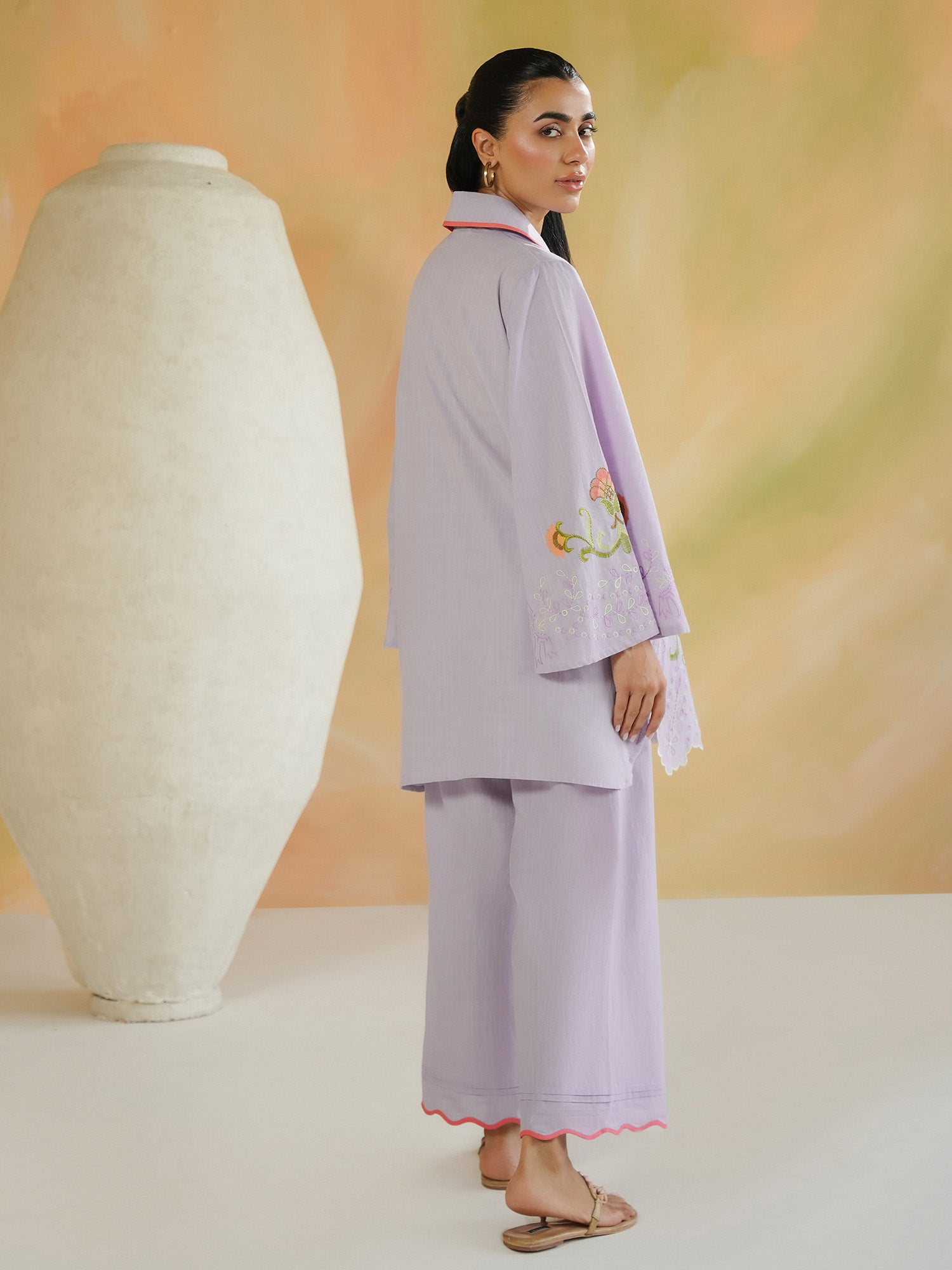 2-Piece Embroidered Set