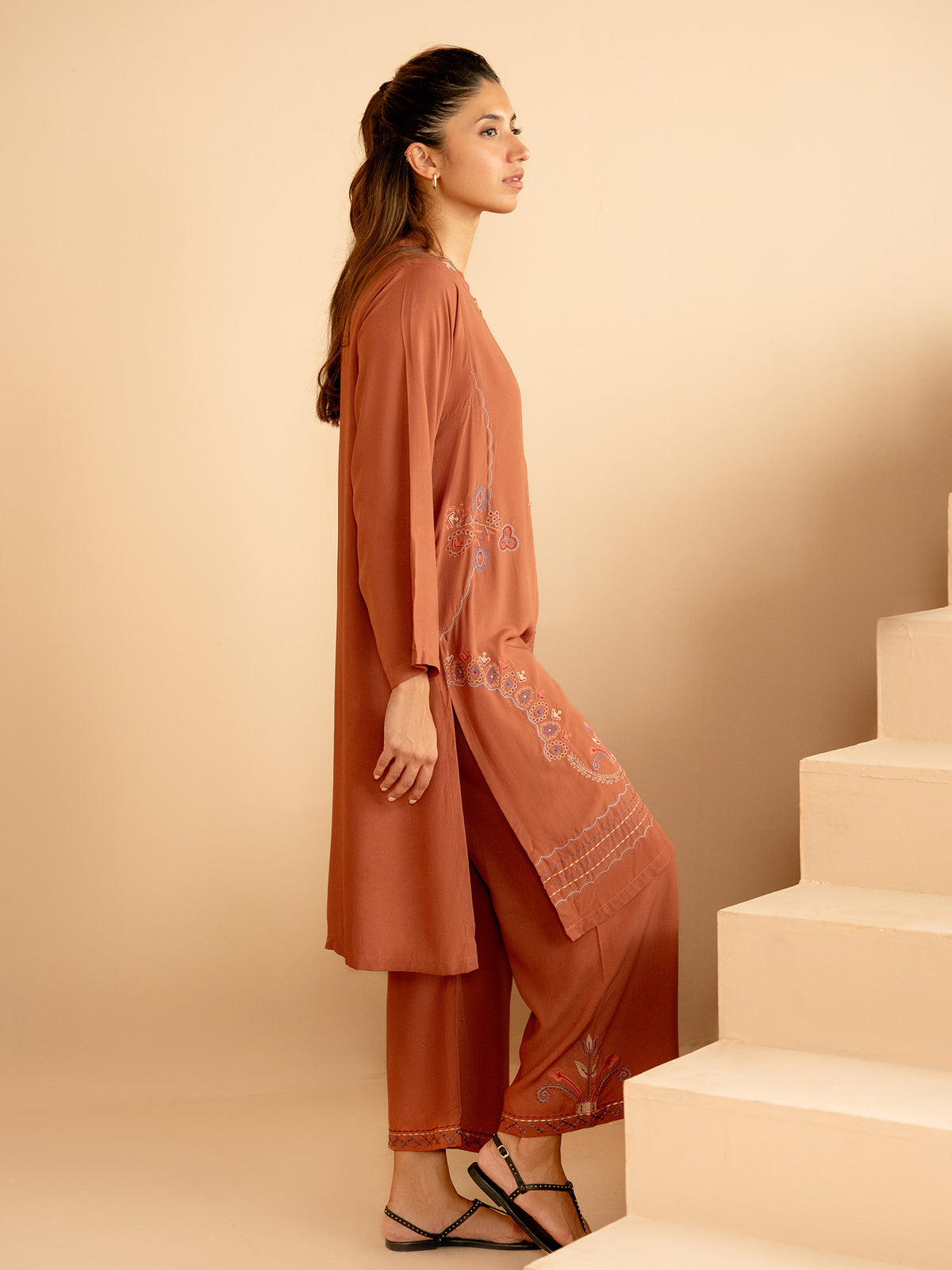 Embroidered Co-ord Set