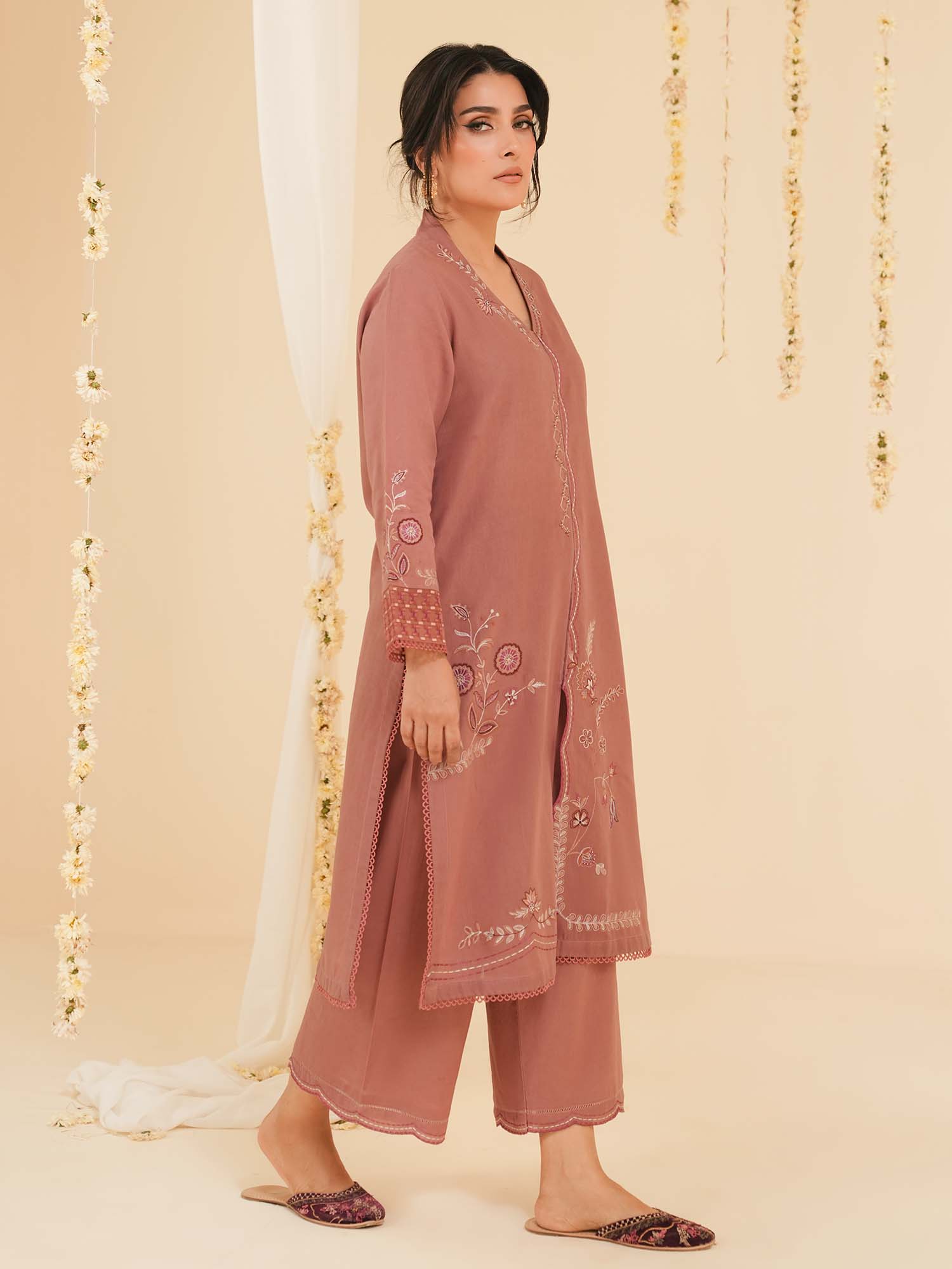 2-Piece Embroidered Set
