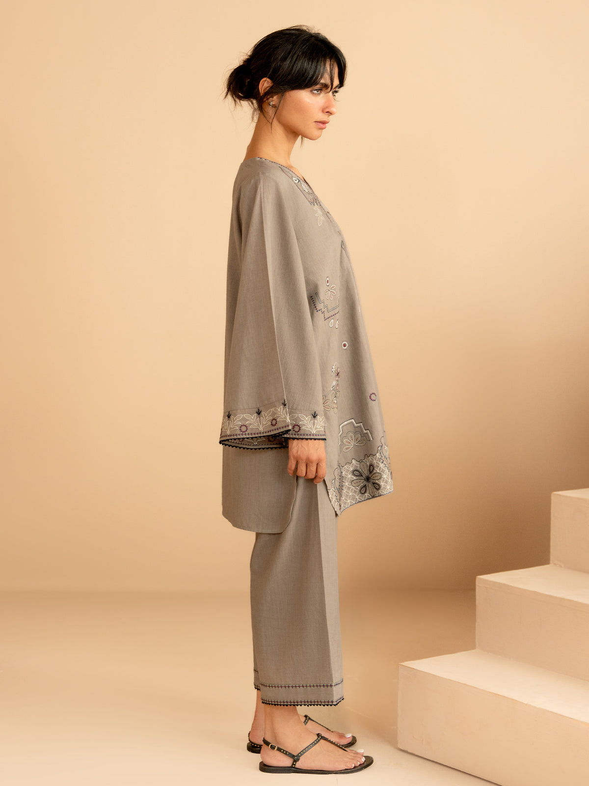 2-Piece Embroidered Set