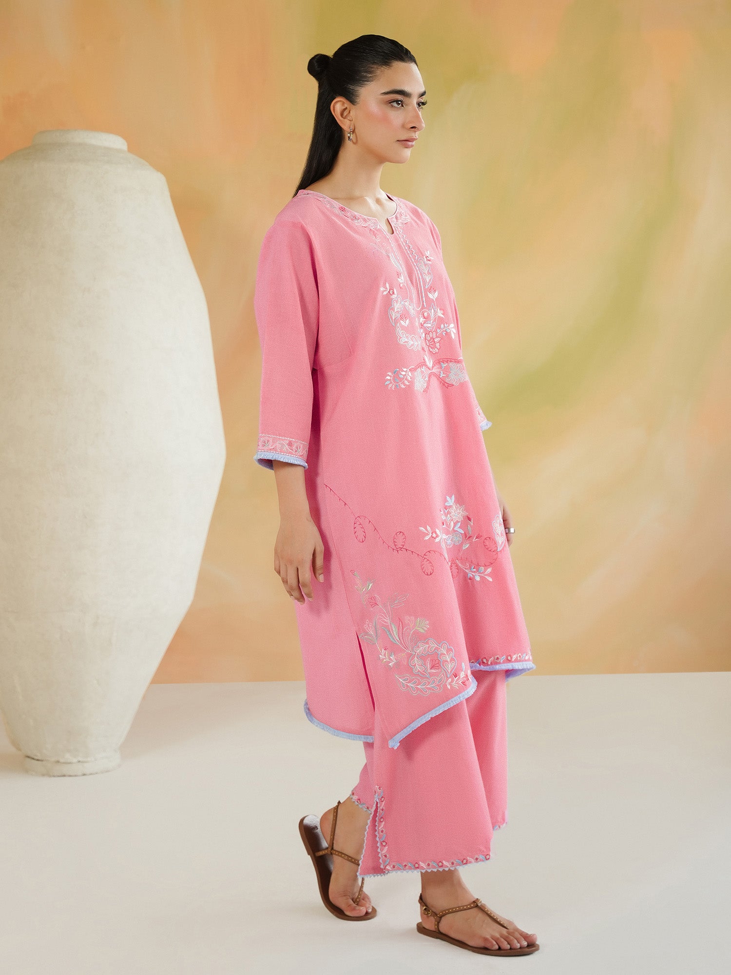 2-Piece Embroidered Set