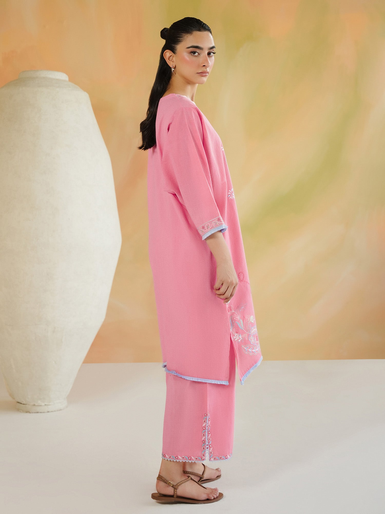 2-Piece Embroidered Set
