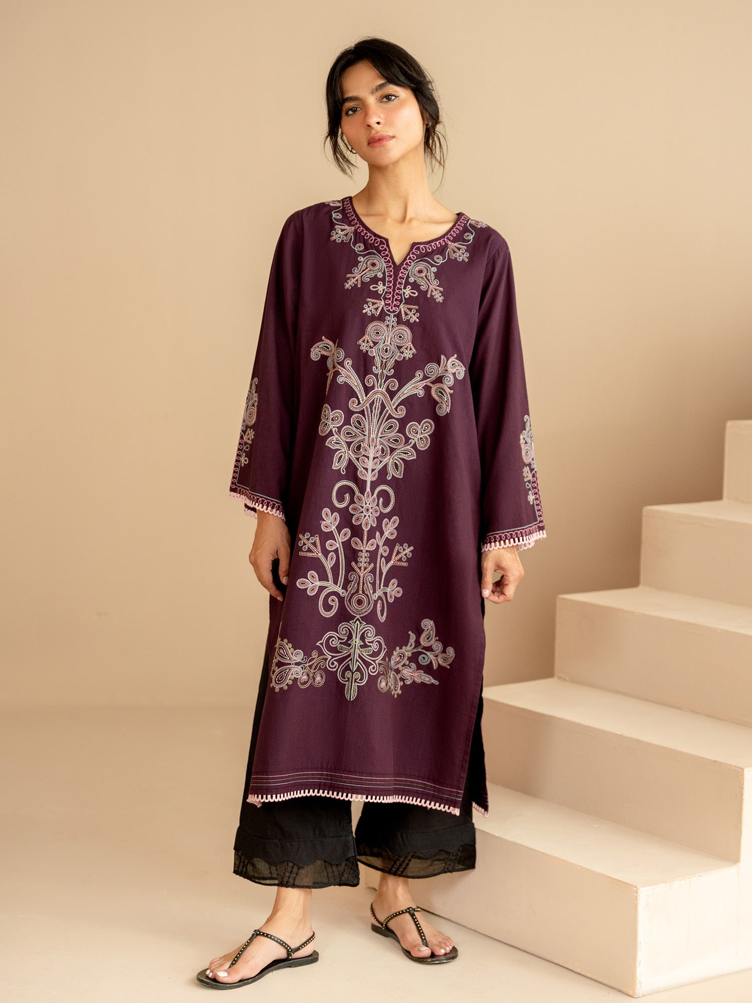 Embroidered Kurta