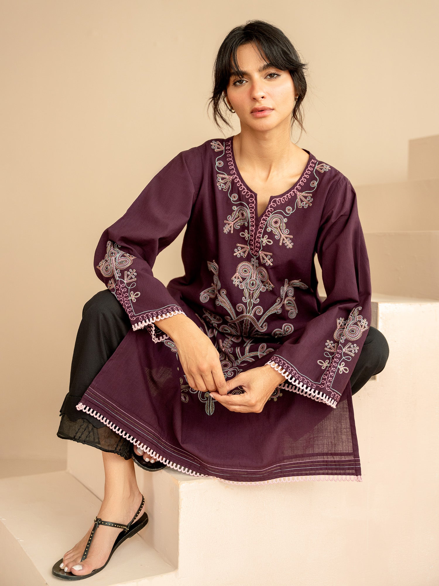 Embroidered Kurta