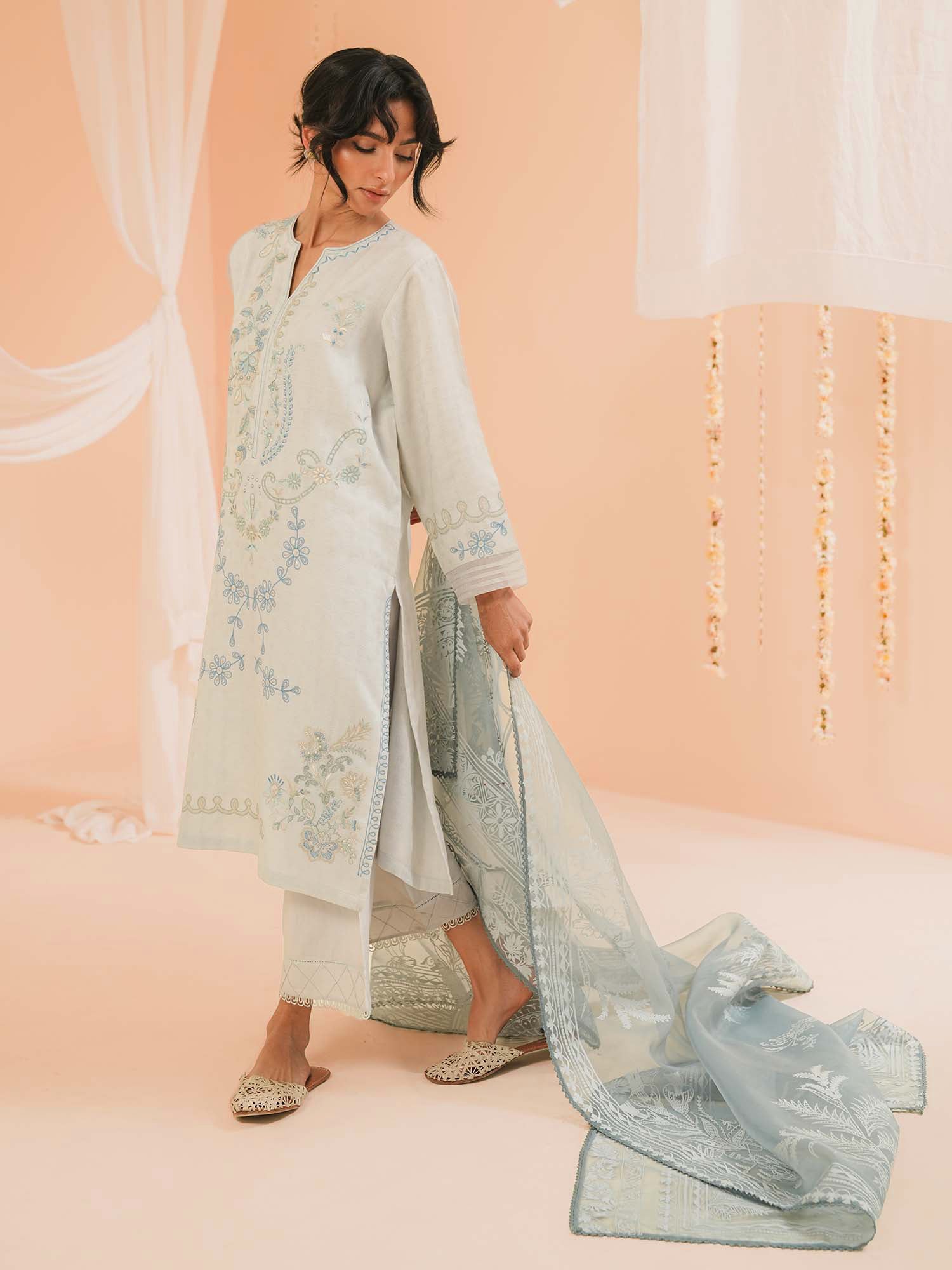 3-Piece Embroidered Set