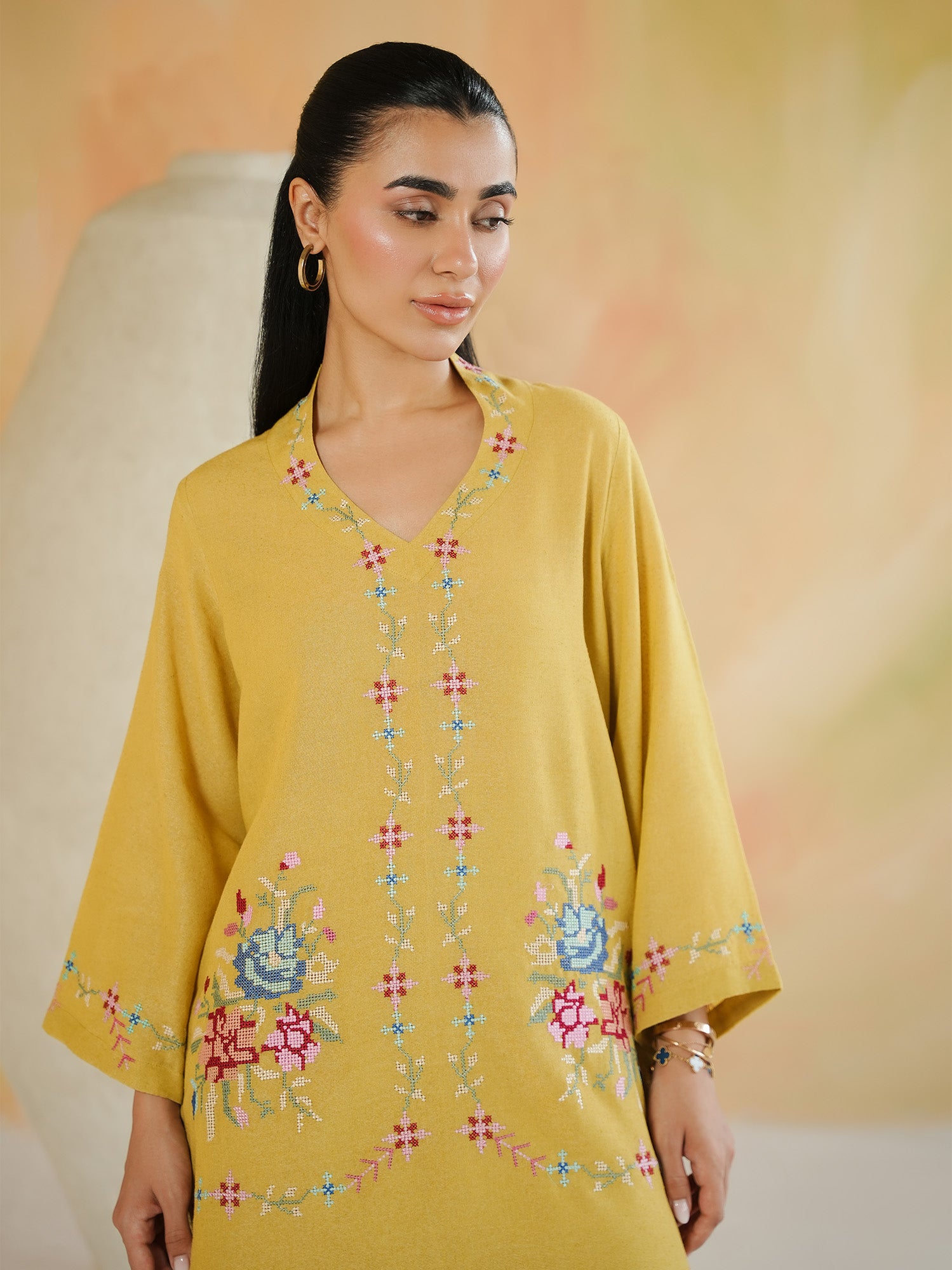2-Piece Embroidered Set