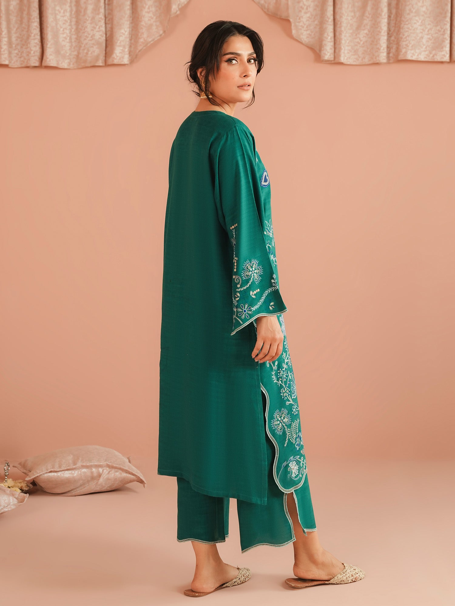 2-Piece Embroidered Set