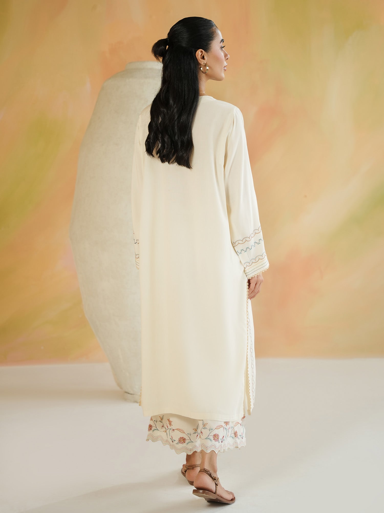 2-Piece Embroidered Set