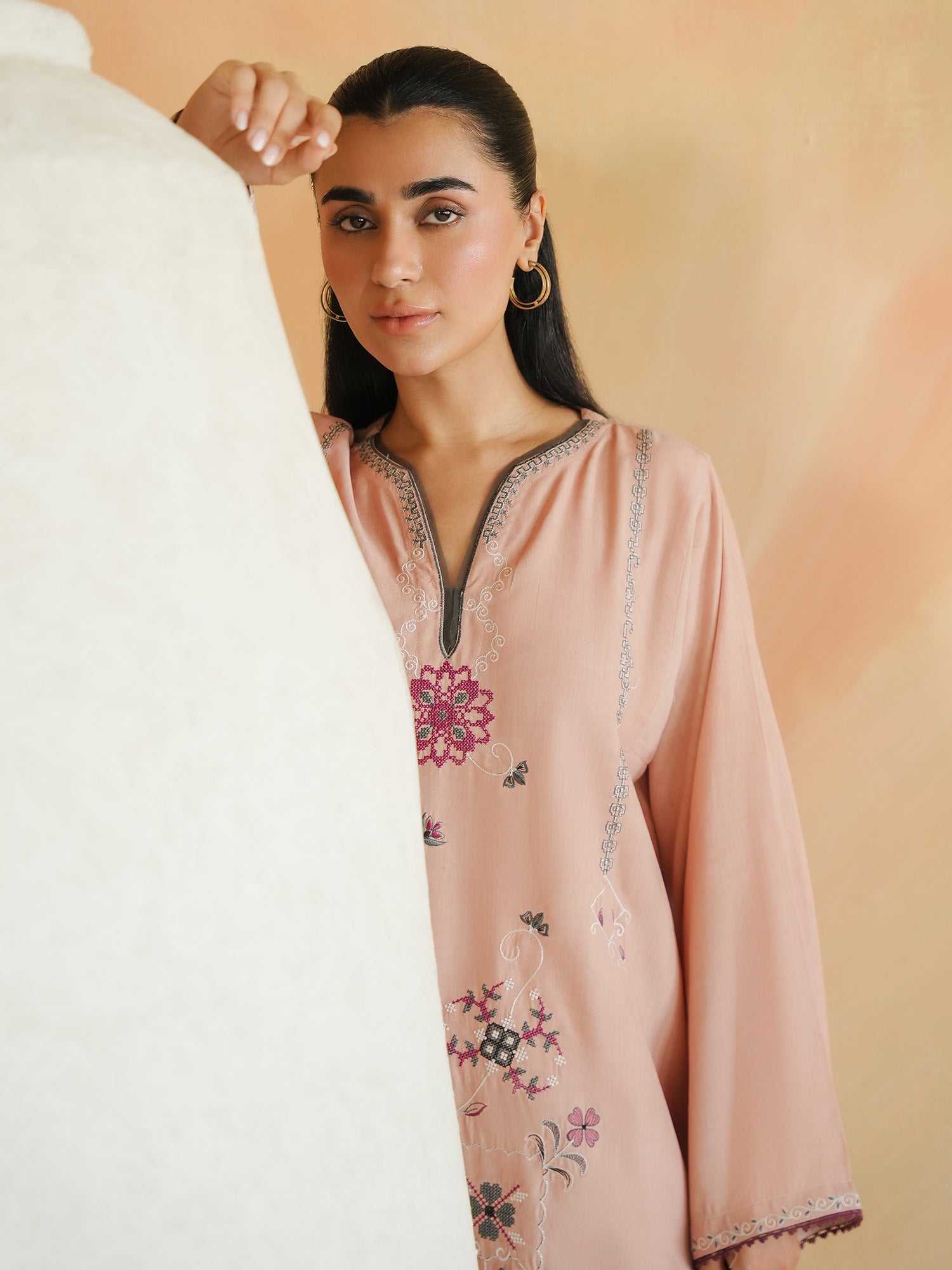2-Piece Embroidered Set