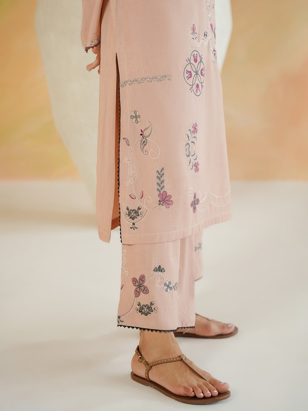 2-Piece Embroidered Set