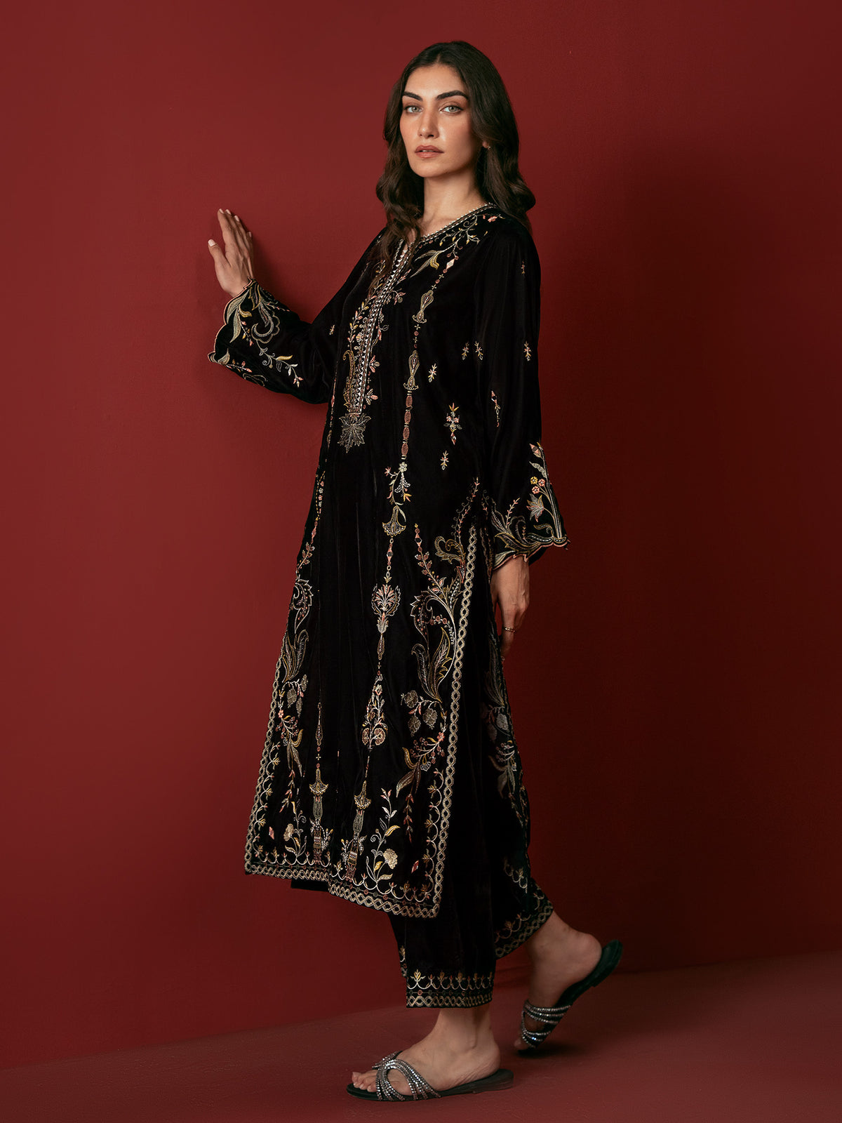 Embroidered Co-ord Set