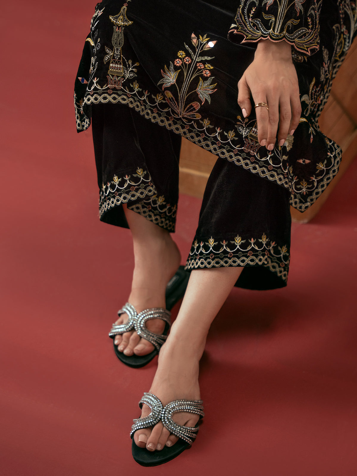 Embroidered Co-ord Set