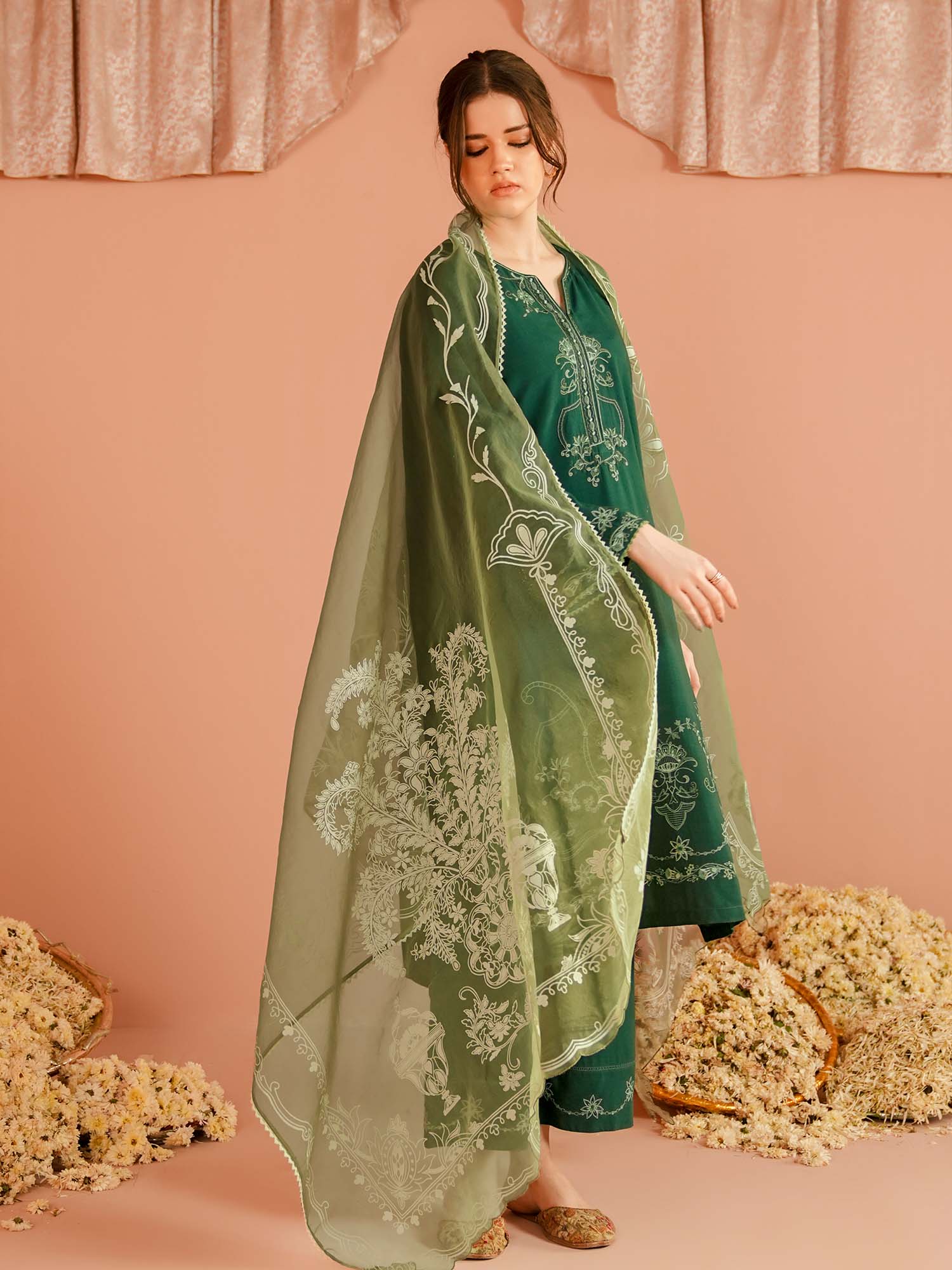 3-Piece Embroidered Set