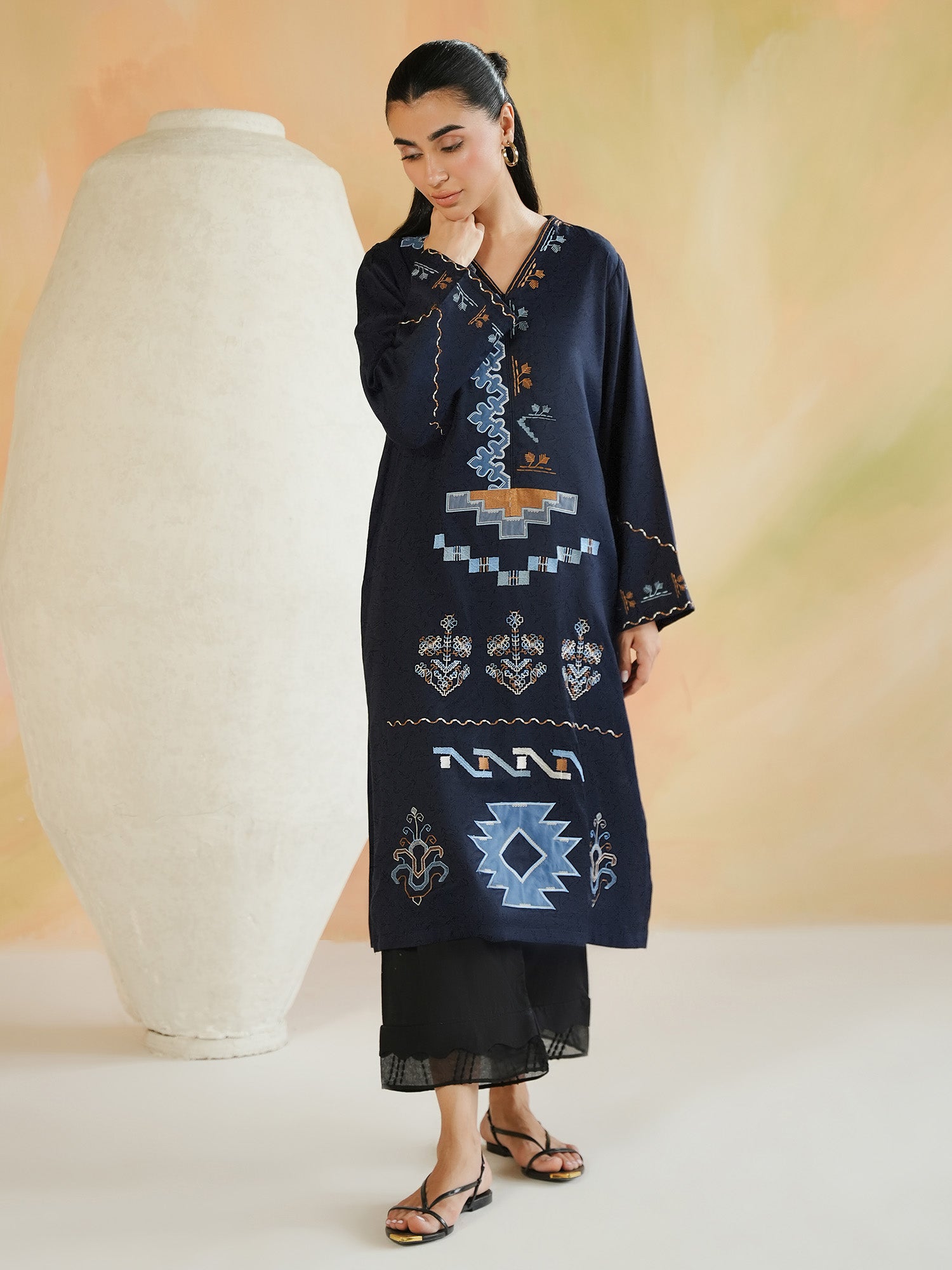 Embroidered Kurta