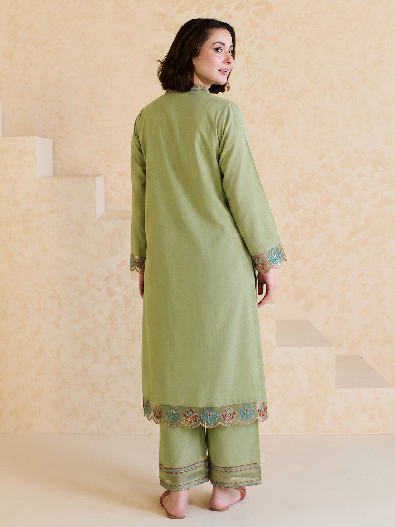 2-Piece Embroidered Set