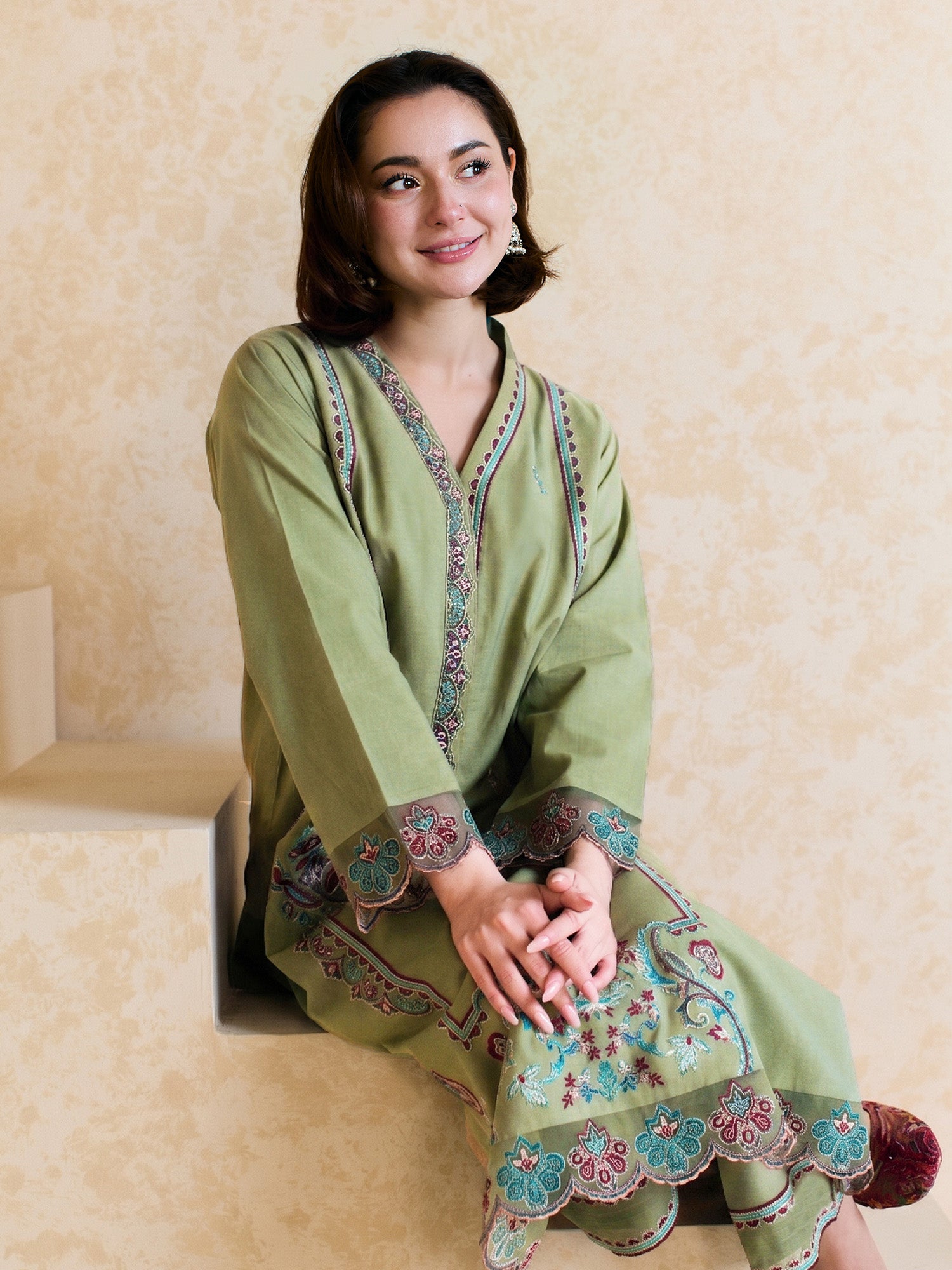 2-Piece Embroidered Set
