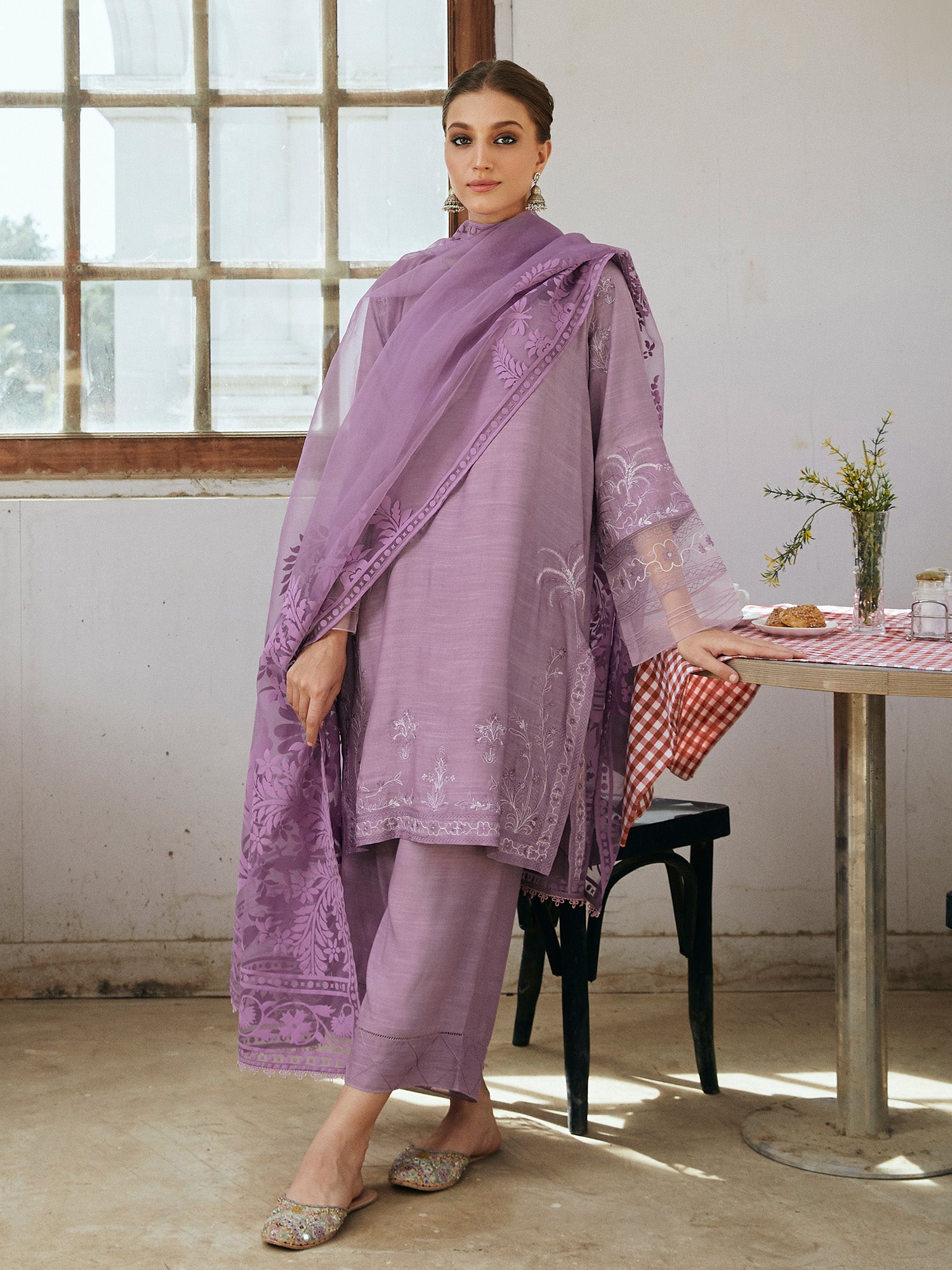 3-Piece Embroidered Set